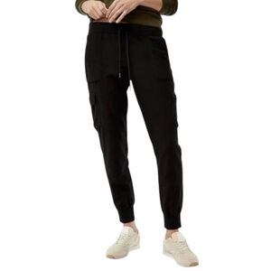 Aritzia Community Cebu Pant Black Cargo Cotton Jogger Pockets Women's size Small